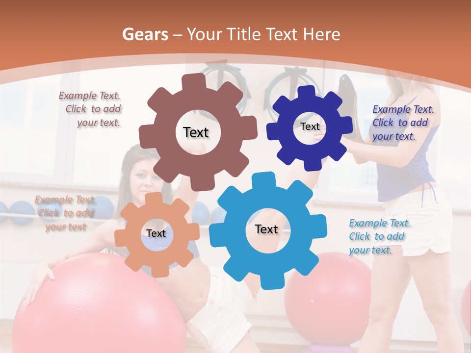 Two Healthy Slim PowerPoint Template