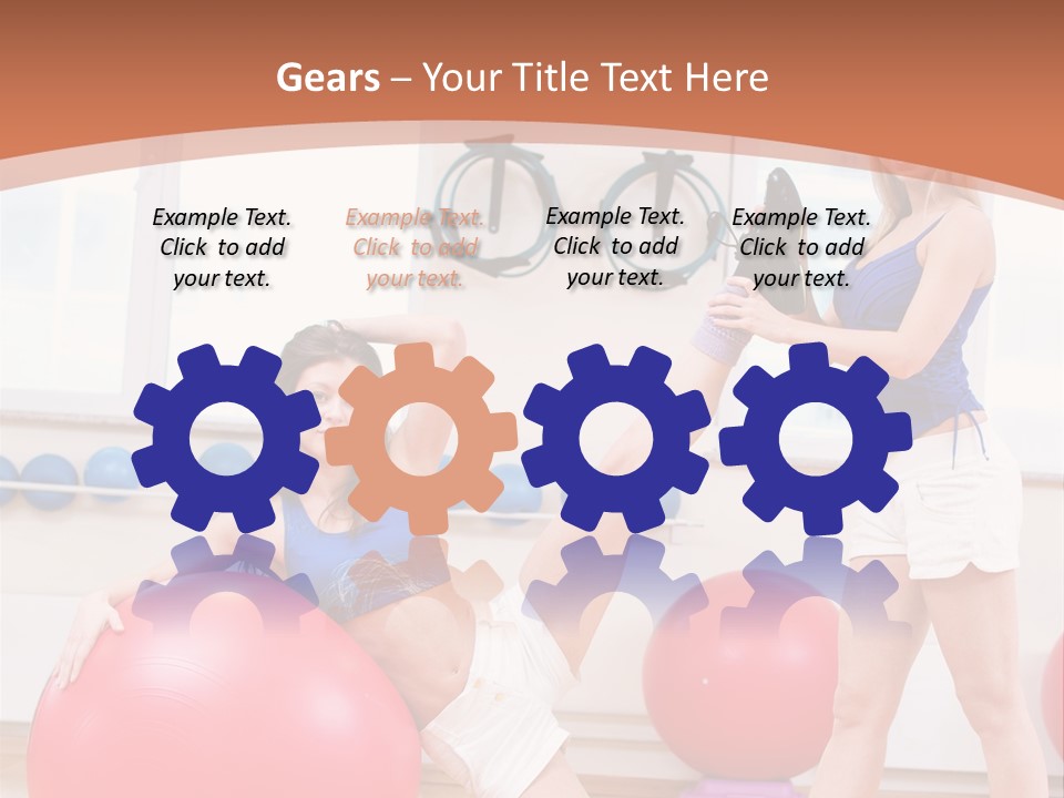 Two Healthy Slim PowerPoint Template