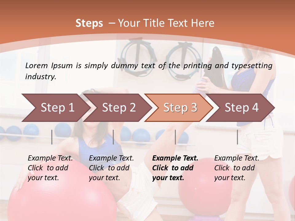 Two Healthy Slim PowerPoint Template