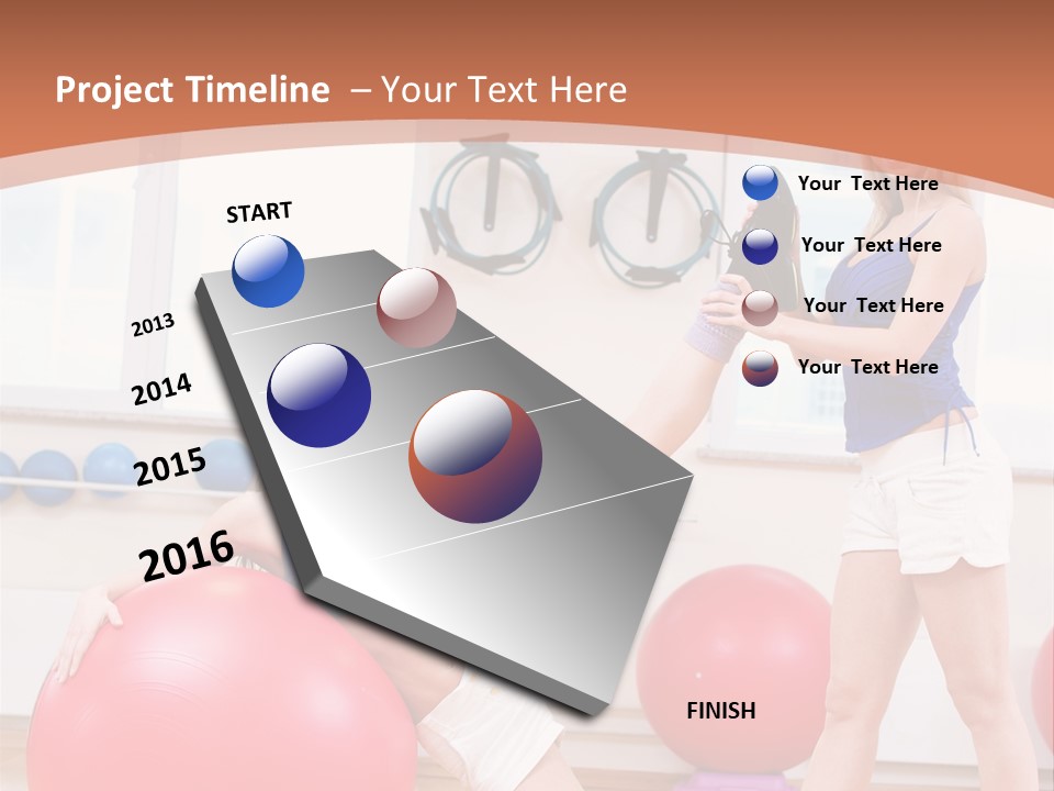 Two Healthy Slim PowerPoint Template