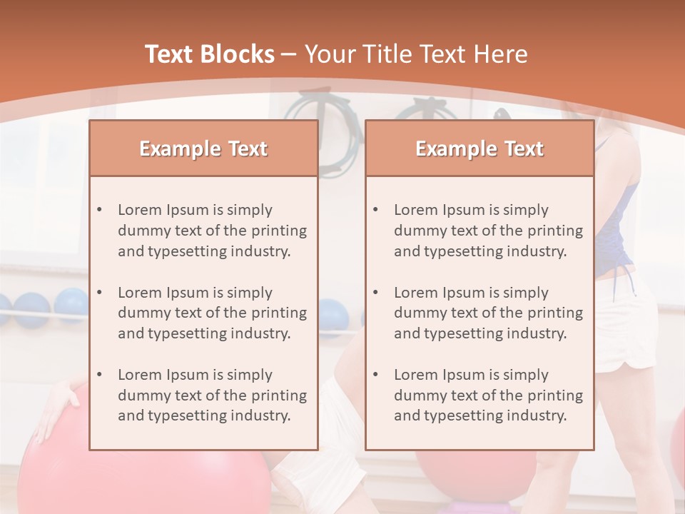 Two Healthy Slim PowerPoint Template