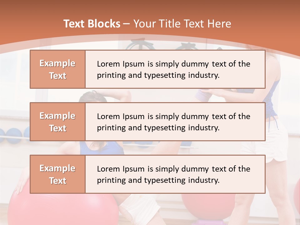 Two Healthy Slim PowerPoint Template