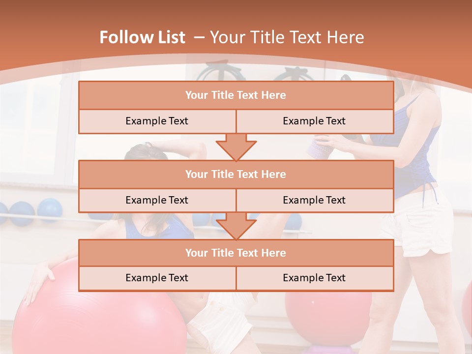 Two Healthy Slim PowerPoint Template