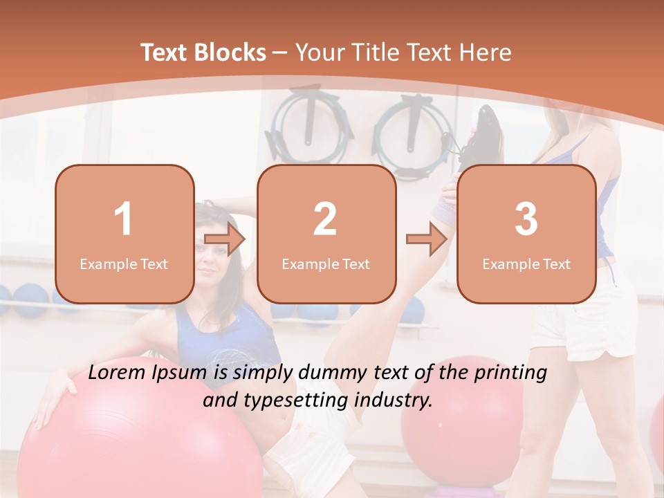 Two Healthy Slim PowerPoint Template