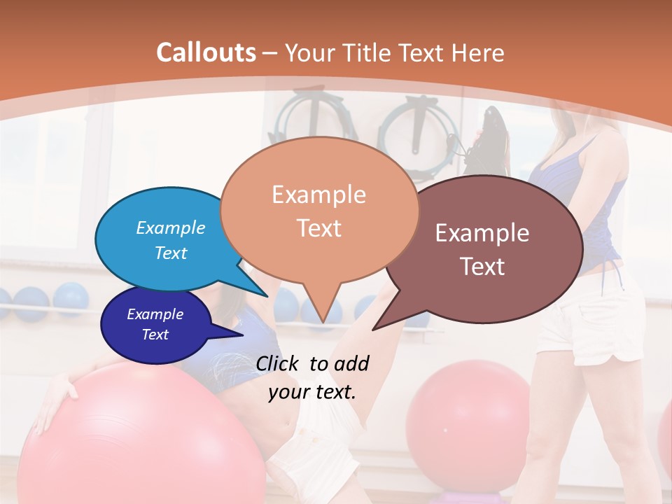 Two Healthy Slim PowerPoint Template