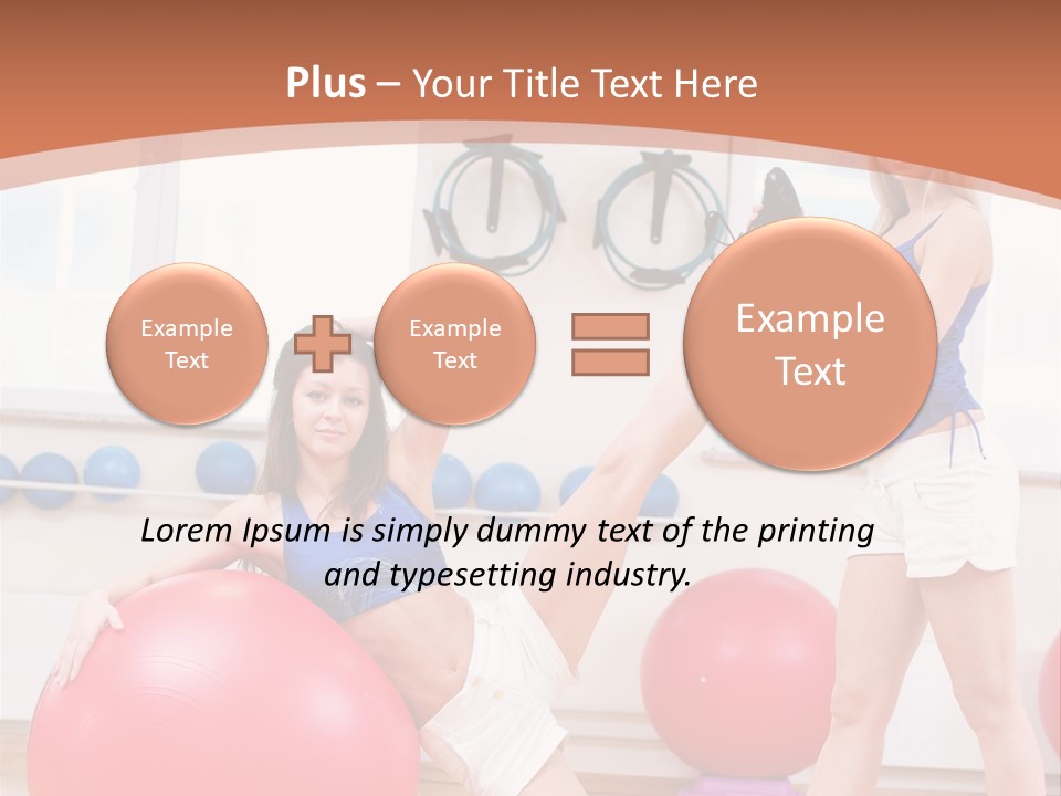 Two Healthy Slim PowerPoint Template