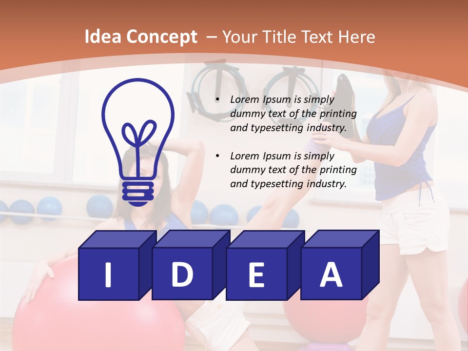 Two Healthy Slim PowerPoint Template