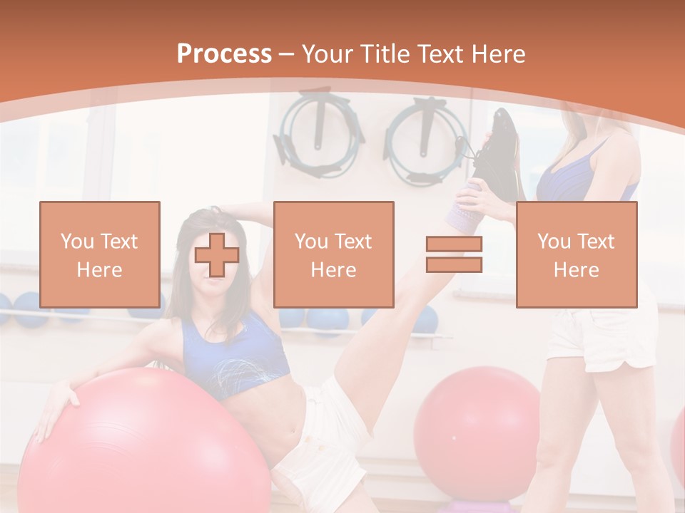Two Healthy Slim PowerPoint Template