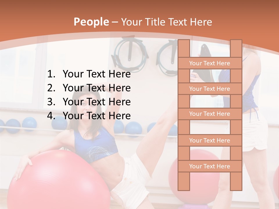 Two Healthy Slim PowerPoint Template
