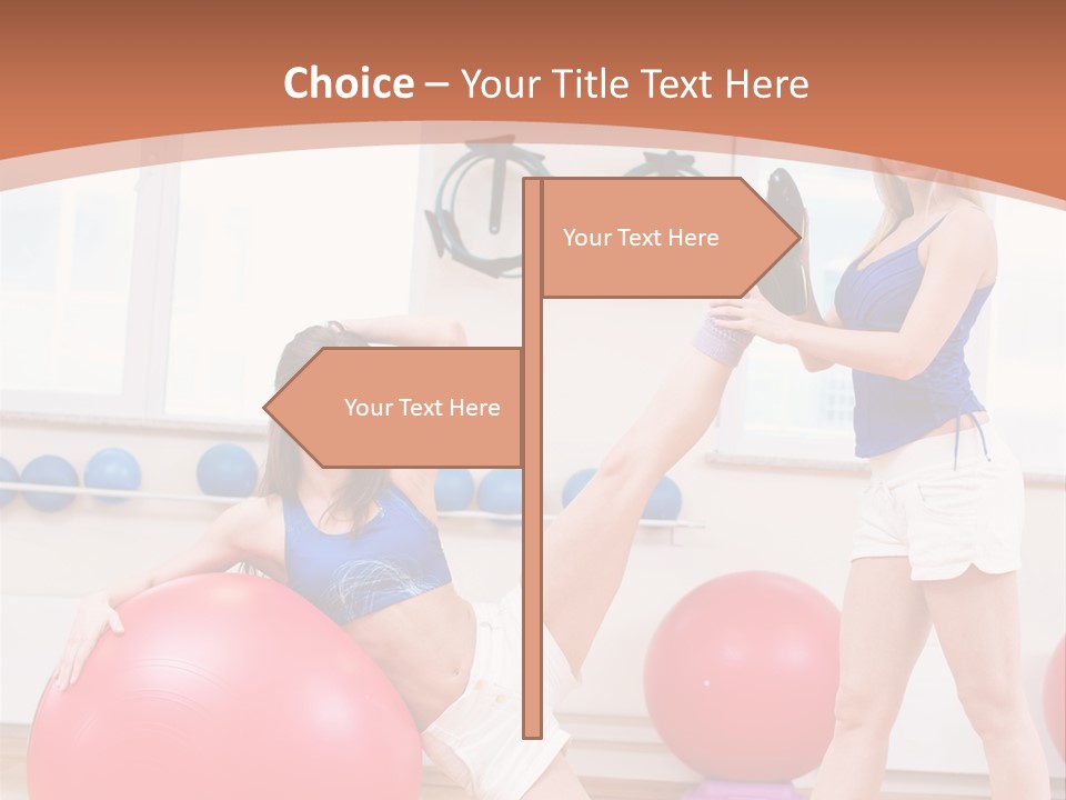 Two Healthy Slim PowerPoint Template