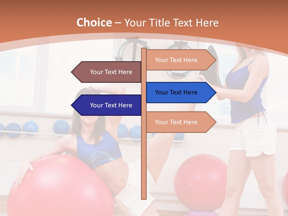Two Healthy Slim PowerPoint Template