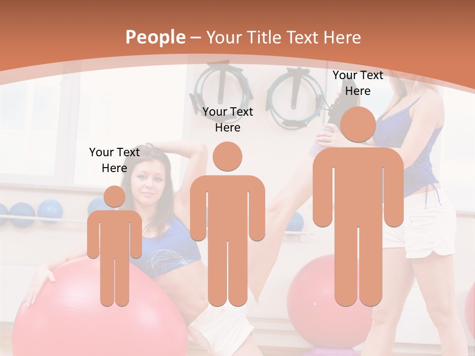 Two Healthy Slim PowerPoint Template