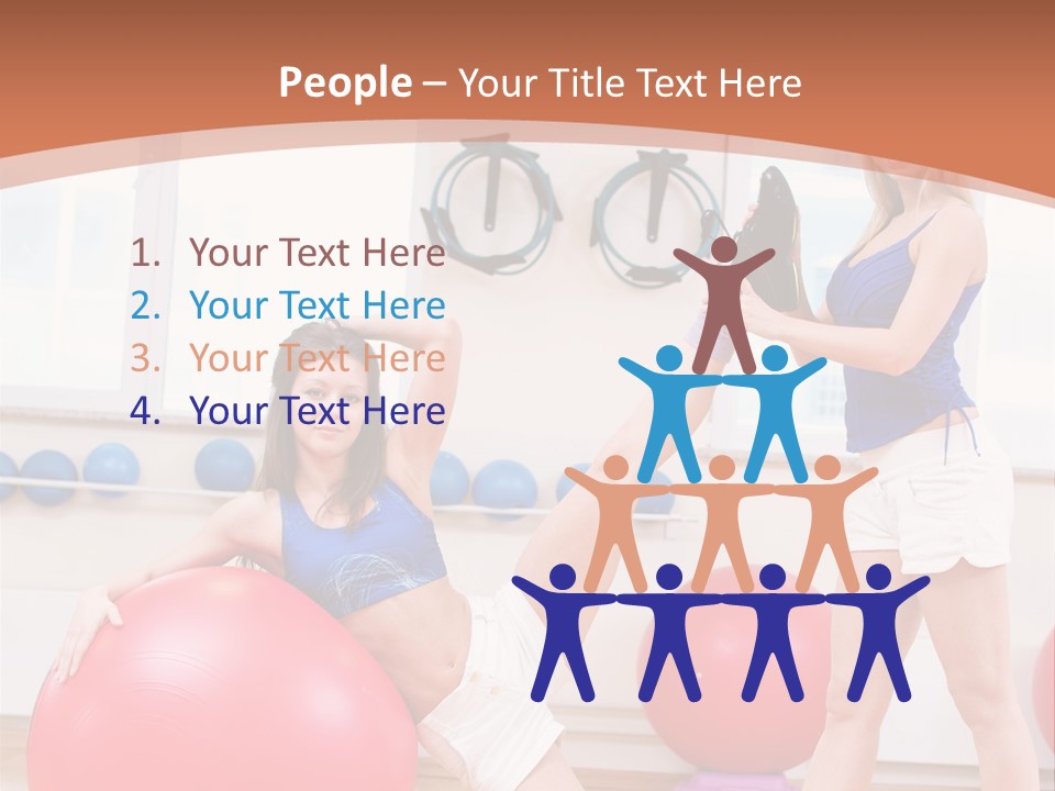 Two Healthy Slim PowerPoint Template