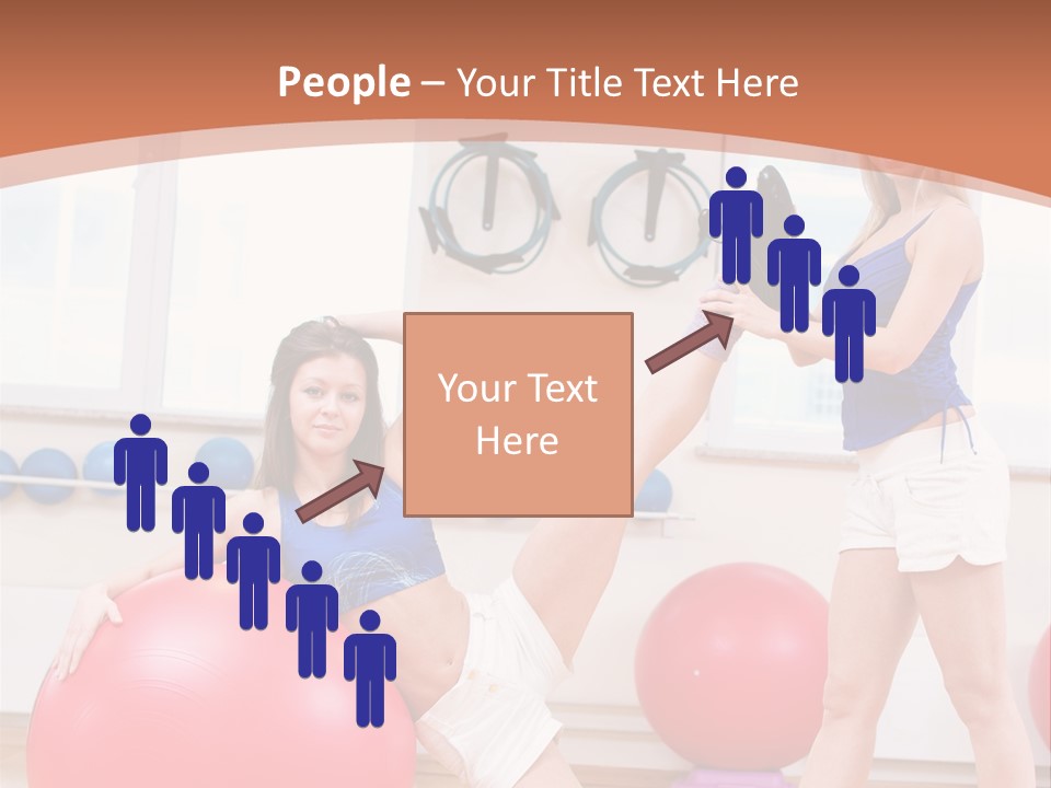 Two Healthy Slim PowerPoint Template