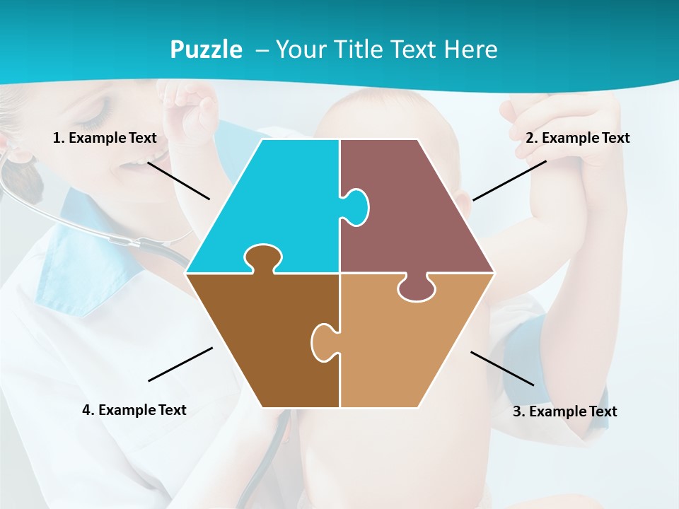 Diagnostic Assistance Stethoscope PowerPoint Template