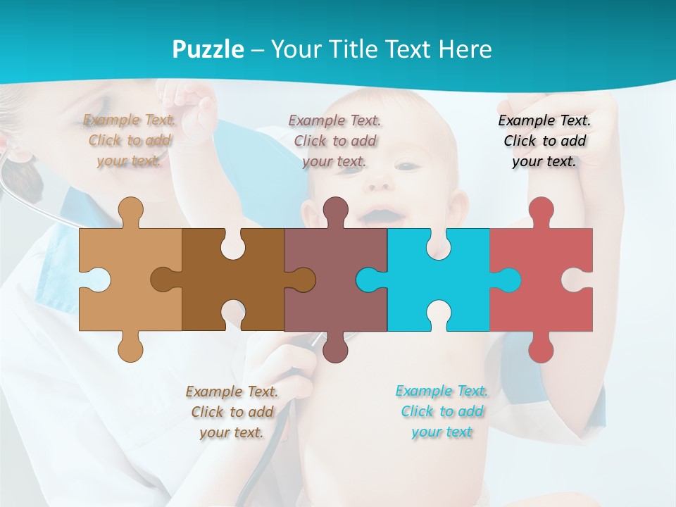 Diagnostic Assistance Stethoscope PowerPoint Template