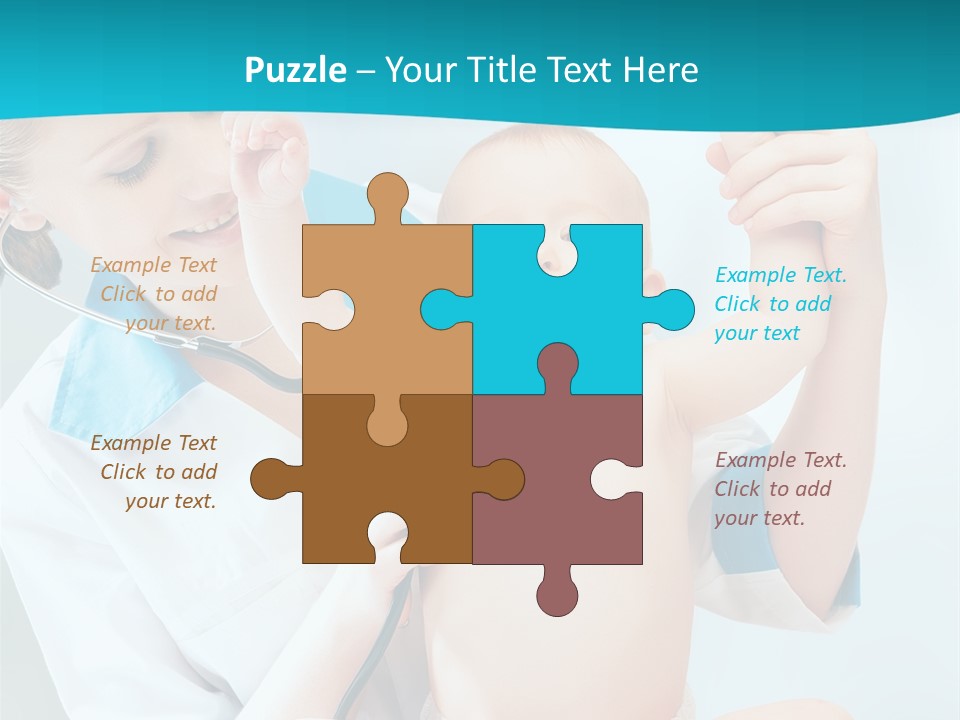 Diagnostic Assistance Stethoscope PowerPoint Template