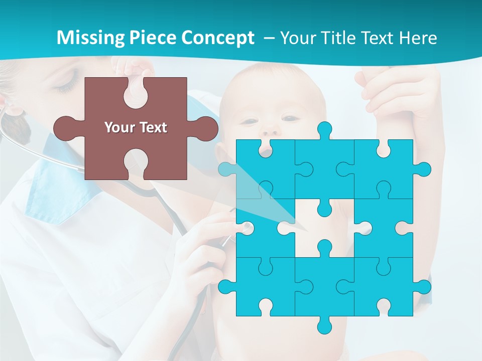 Diagnostic Assistance Stethoscope PowerPoint Template