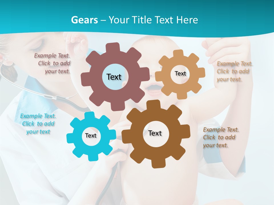 Diagnostic Assistance Stethoscope PowerPoint Template