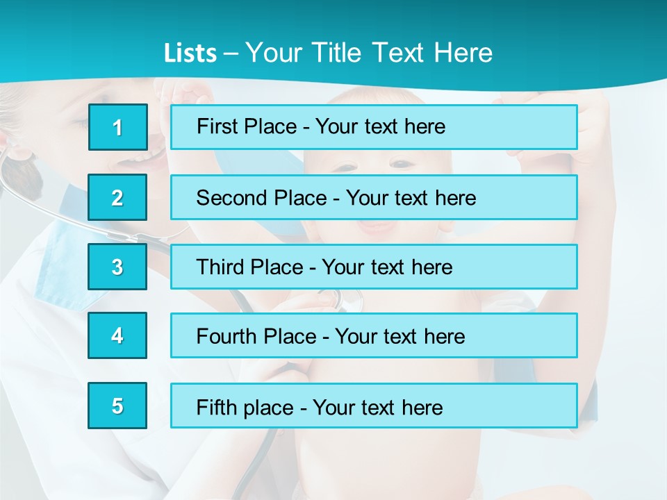 Diagnostic Assistance Stethoscope PowerPoint Template