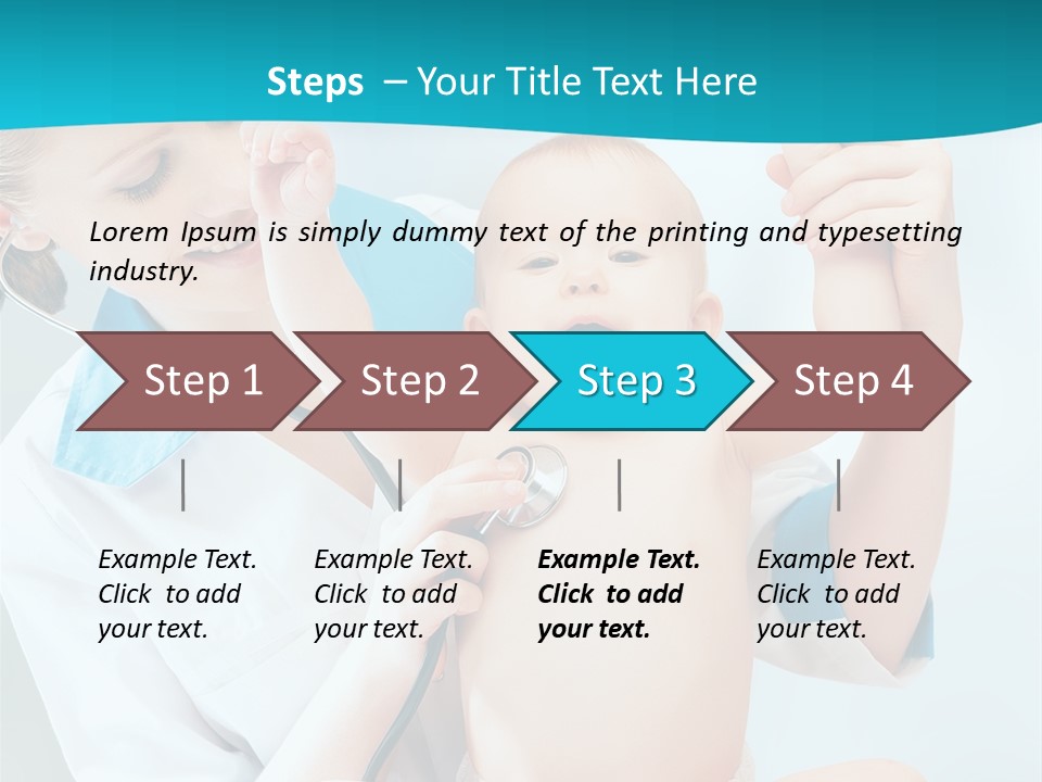 Diagnostic Assistance Stethoscope PowerPoint Template