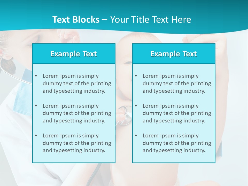Diagnostic Assistance Stethoscope PowerPoint Template