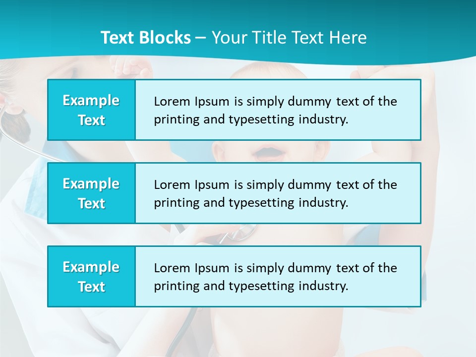 Diagnostic Assistance Stethoscope PowerPoint Template