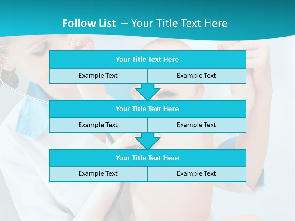 Diagnostic Assistance Stethoscope PowerPoint Template
