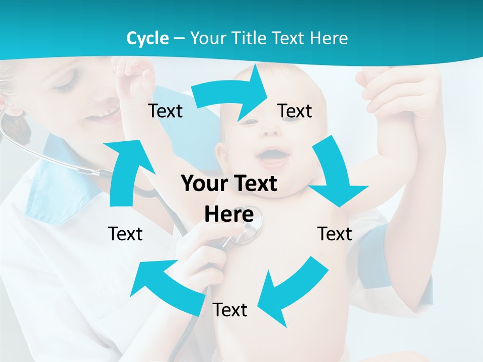 Diagnostic Assistance Stethoscope PowerPoint Template