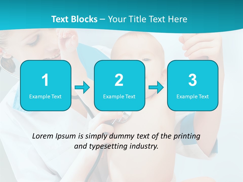 Diagnostic Assistance Stethoscope PowerPoint Template