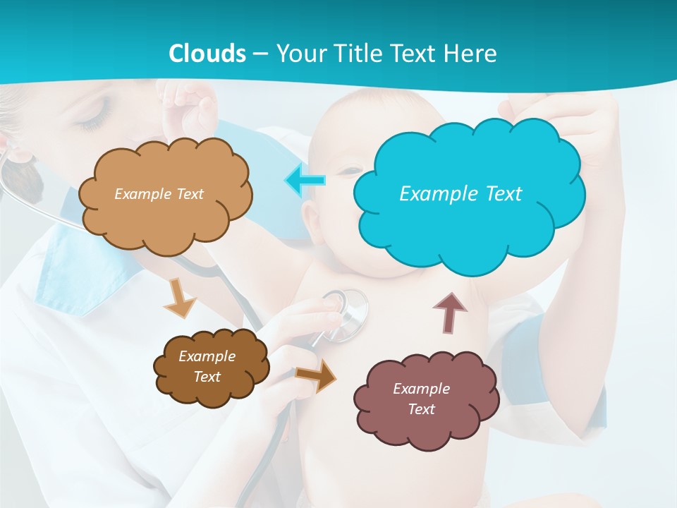 Diagnostic Assistance Stethoscope PowerPoint Template