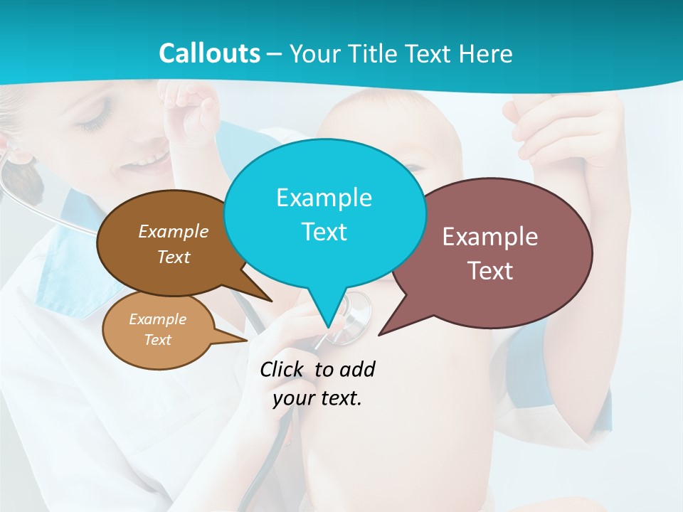 Diagnostic Assistance Stethoscope PowerPoint Template