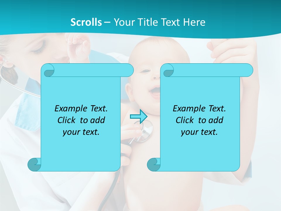 Diagnostic Assistance Stethoscope PowerPoint Template