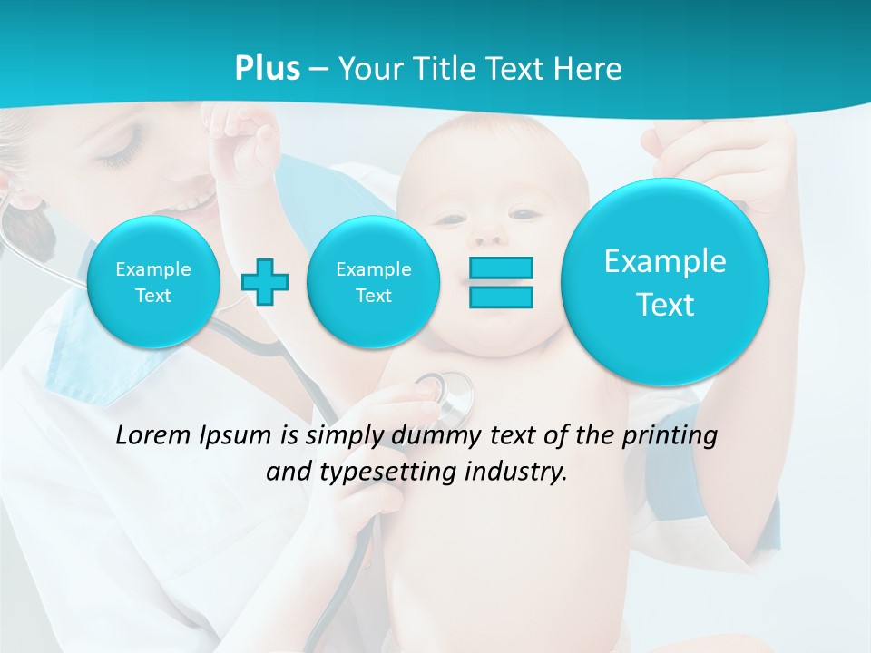 Diagnostic Assistance Stethoscope PowerPoint Template