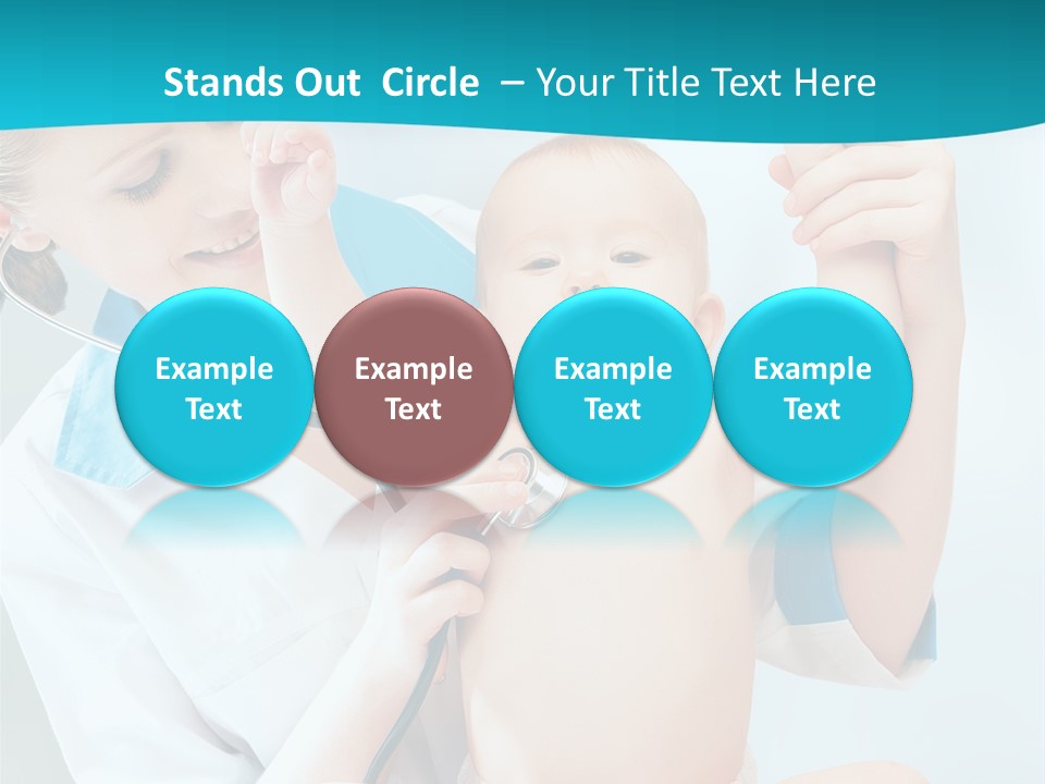 Diagnostic Assistance Stethoscope PowerPoint Template