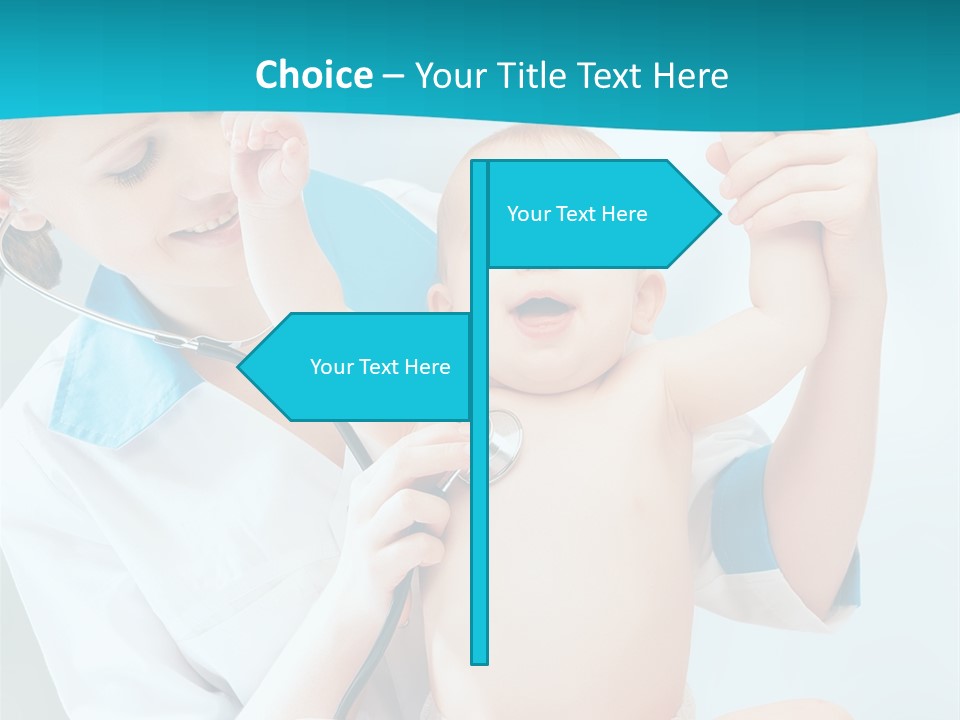 Diagnostic Assistance Stethoscope PowerPoint Template