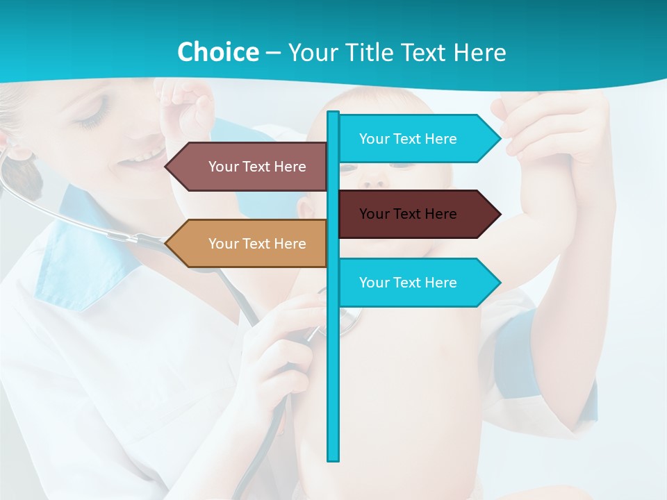 Diagnostic Assistance Stethoscope PowerPoint Template