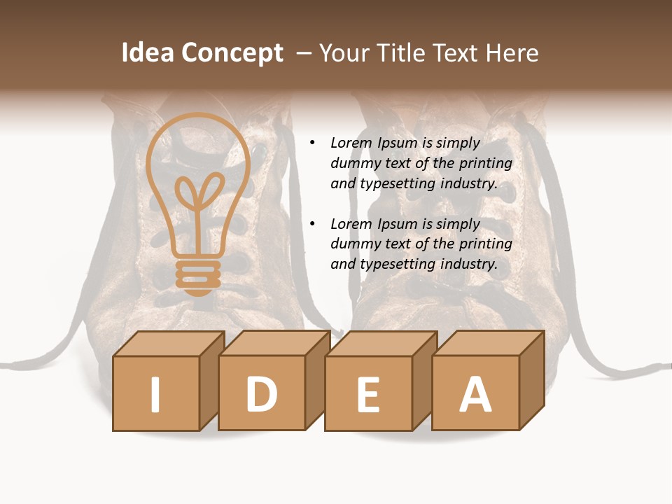 Clothes Isolated Old PowerPoint Template