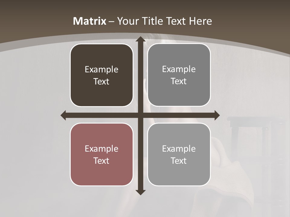 Weiblich Haare Hell PowerPoint Template