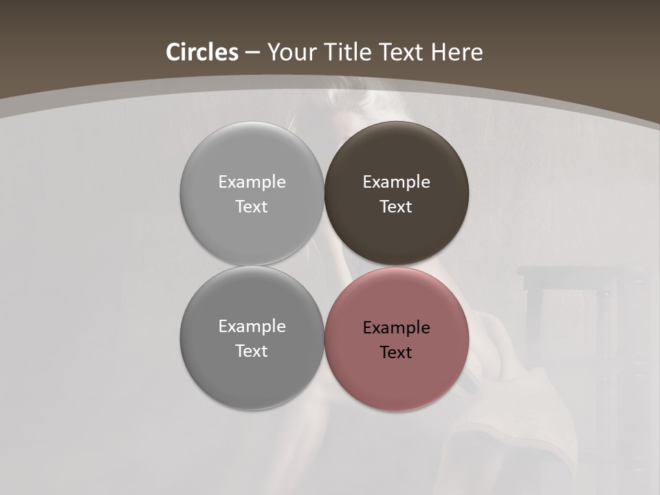 Weiblich Haare Hell PowerPoint Template