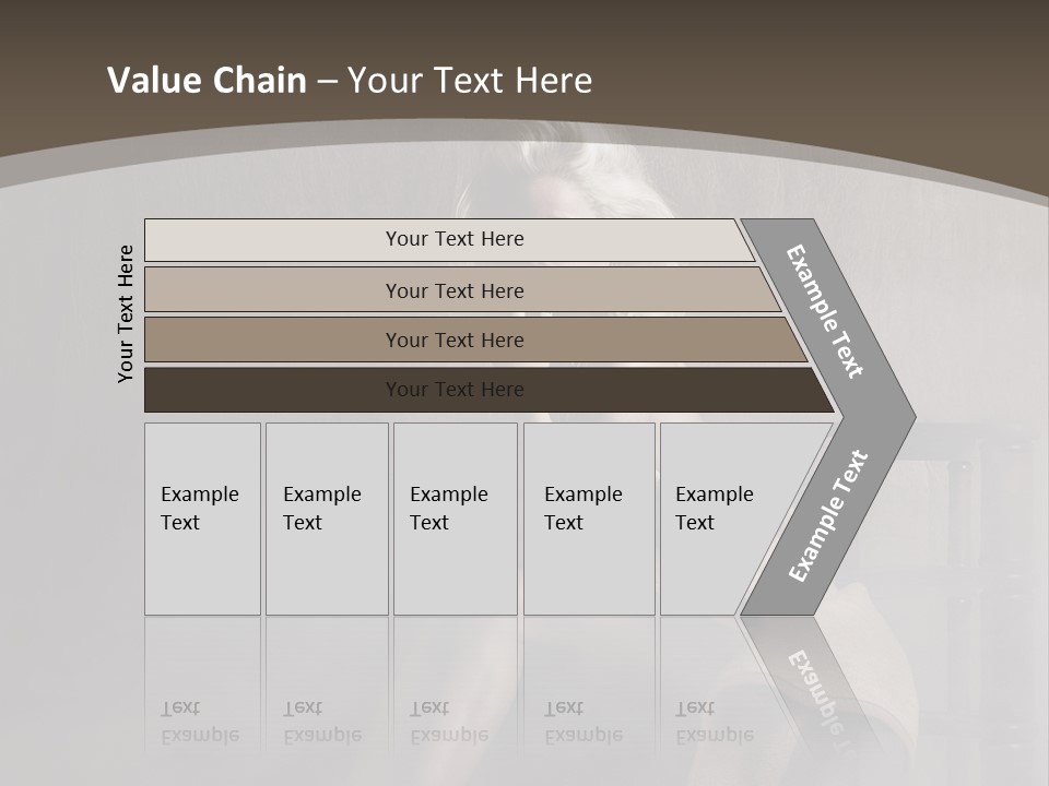 Weiblich Haare Hell PowerPoint Template