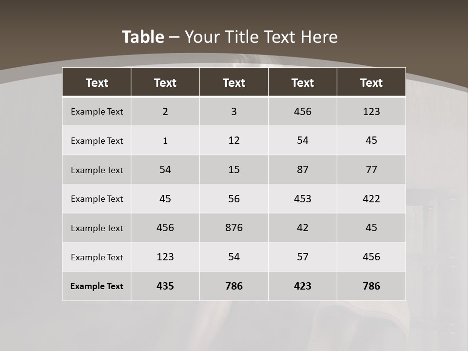 Weiblich Haare Hell PowerPoint Template