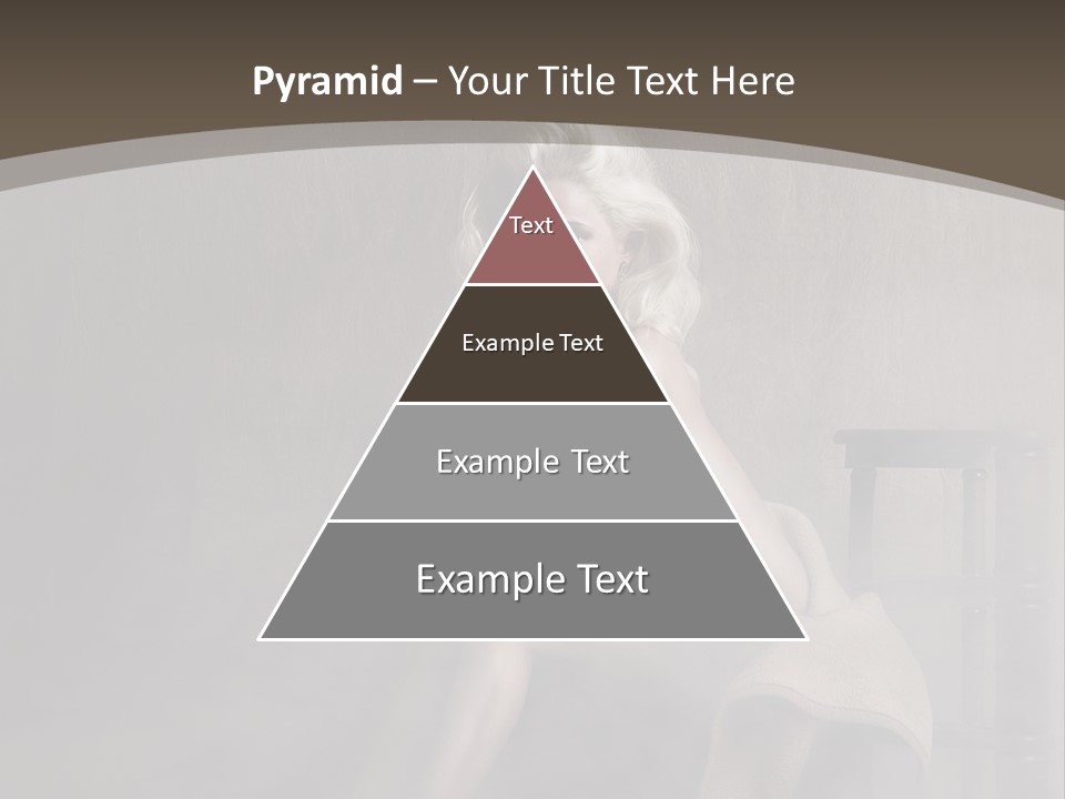 Weiblich Haare Hell PowerPoint Template