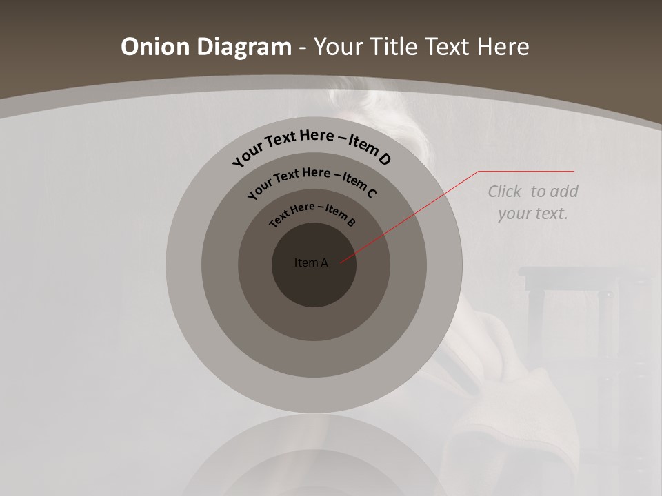 Weiblich Haare Hell PowerPoint Template