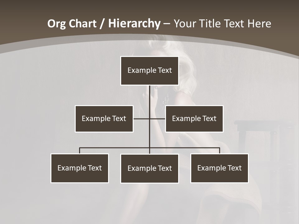 Weiblich Haare Hell PowerPoint Template