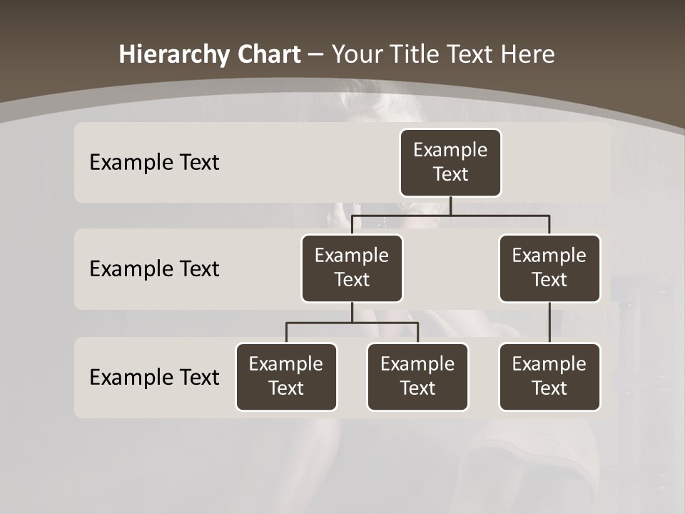 Weiblich Haare Hell PowerPoint Template