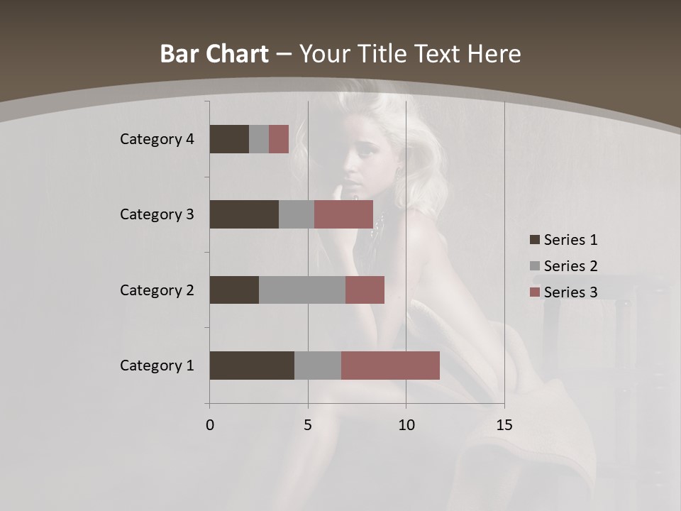 Weiblich Haare Hell PowerPoint Template