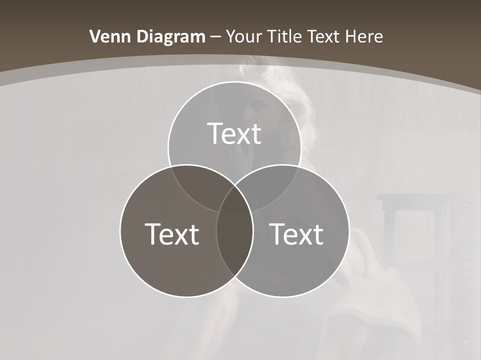 Weiblich Haare Hell PowerPoint Template