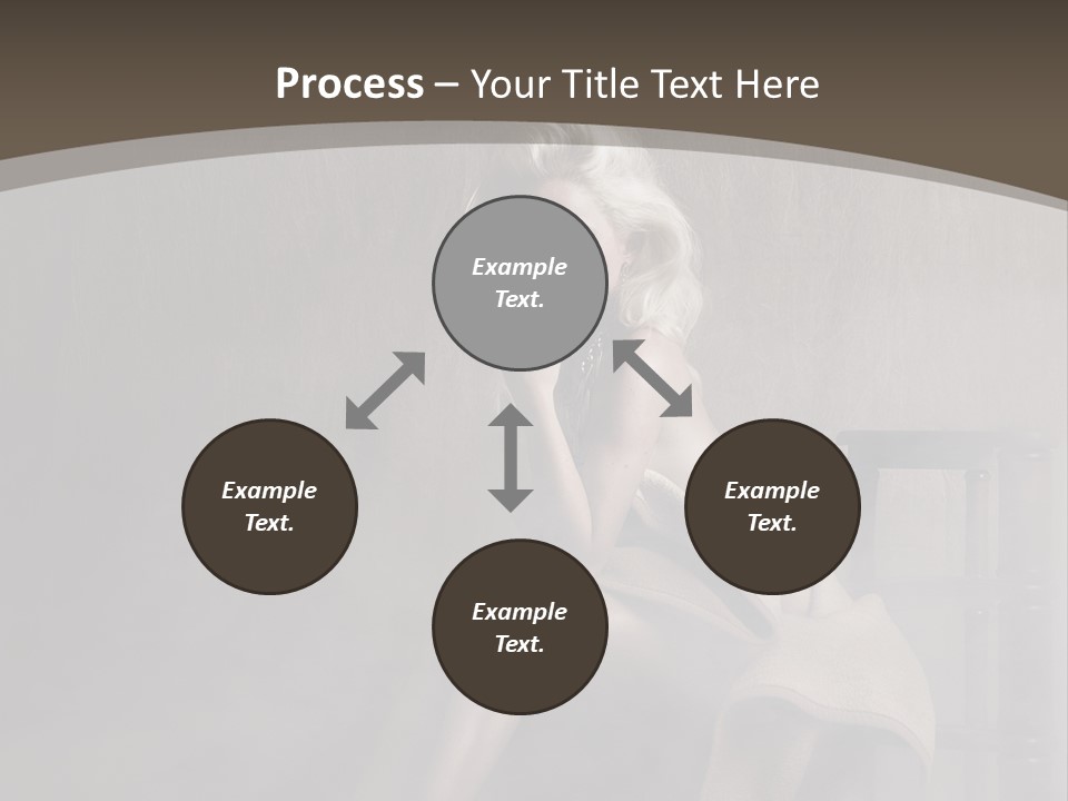 Weiblich Haare Hell PowerPoint Template
