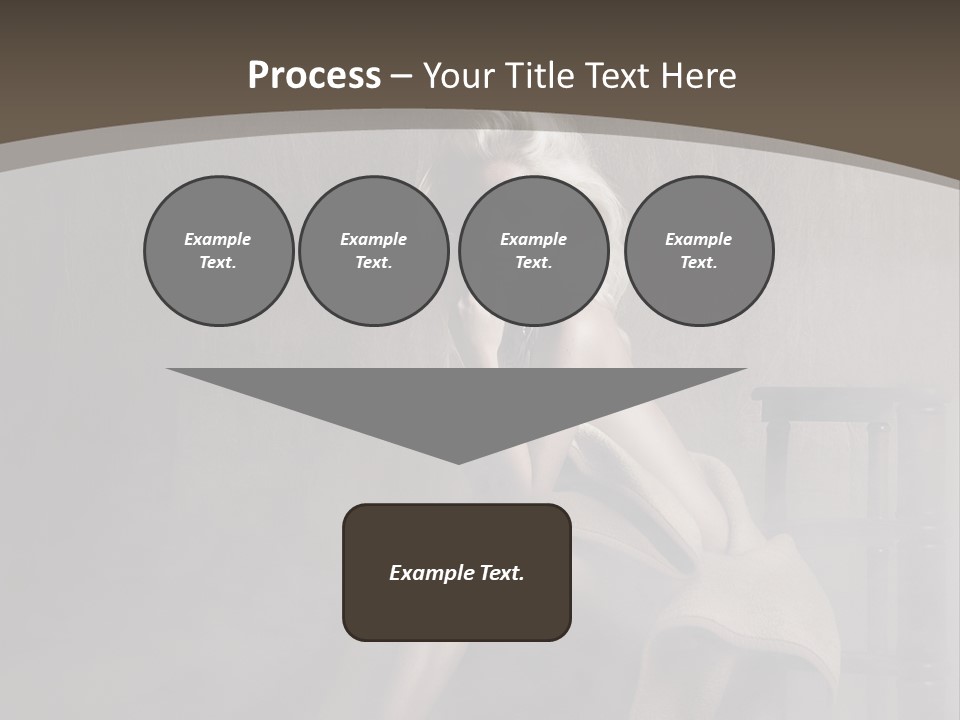 Weiblich Haare Hell PowerPoint Template